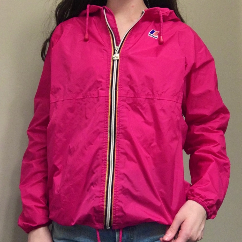 Super Cute Hot Pink Rain Coat